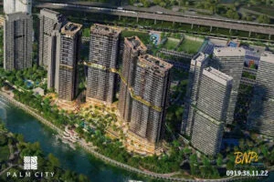 Hình ảnh phối cảnh Khu đô thị Palm City
