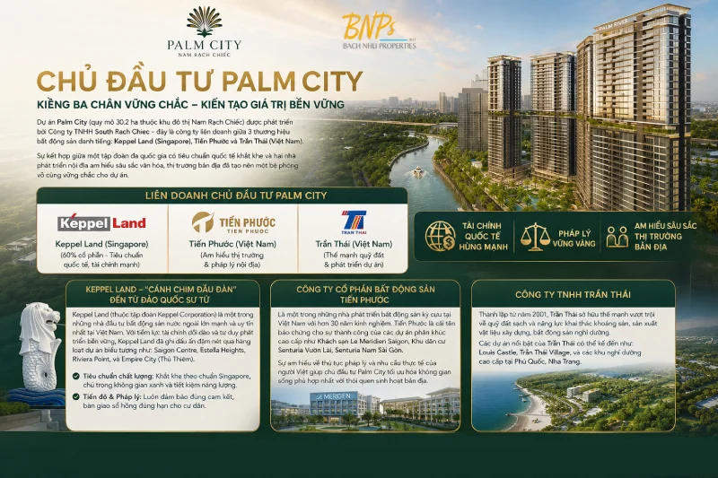 Chân Dung Quyền Lực Của Chủ Đầu Tư Palm City - Bách Như Properties - BNPs