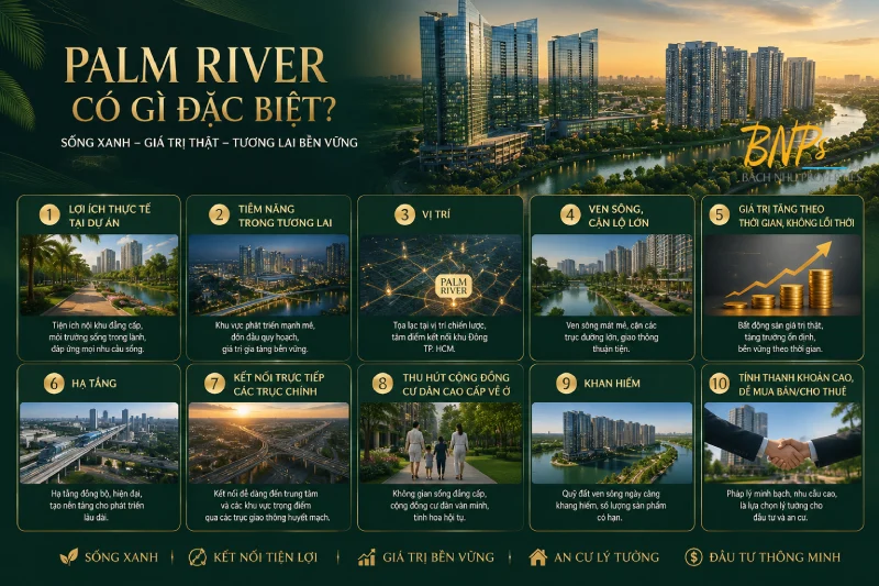Palm River Có Gì Đặc Biệt? - Bách Như Properties - BNPs
