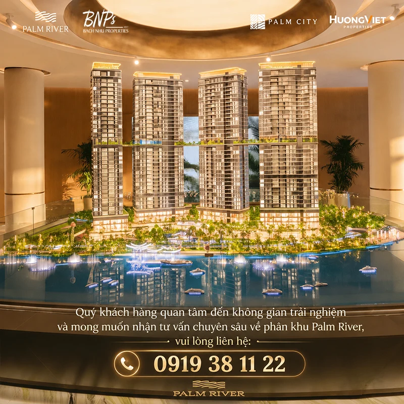 Không Gian Trải Nghiệm Palm City – Chạm Vào Nhịp Sống Nghỉ Dưỡng Giữa Lòng Thành Phố
