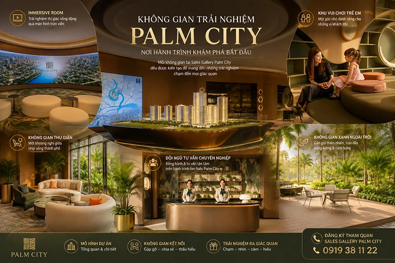 Không Gian Trải Nghiệm Palm - Bách Như Properties - BNP's