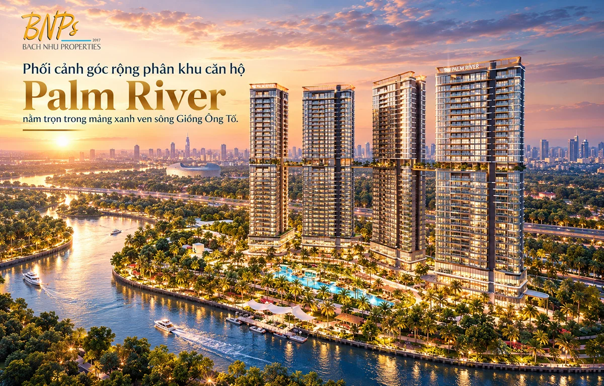 Khám Phá Palm River: Đô Thị Xanh Ven Sông Giữa Lòng TPHCM